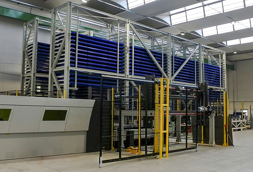 Sistema automatizado de armazenamento vertical